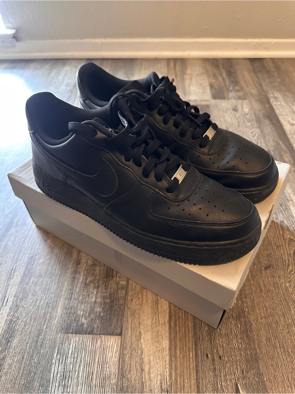 Black Air Force 1s